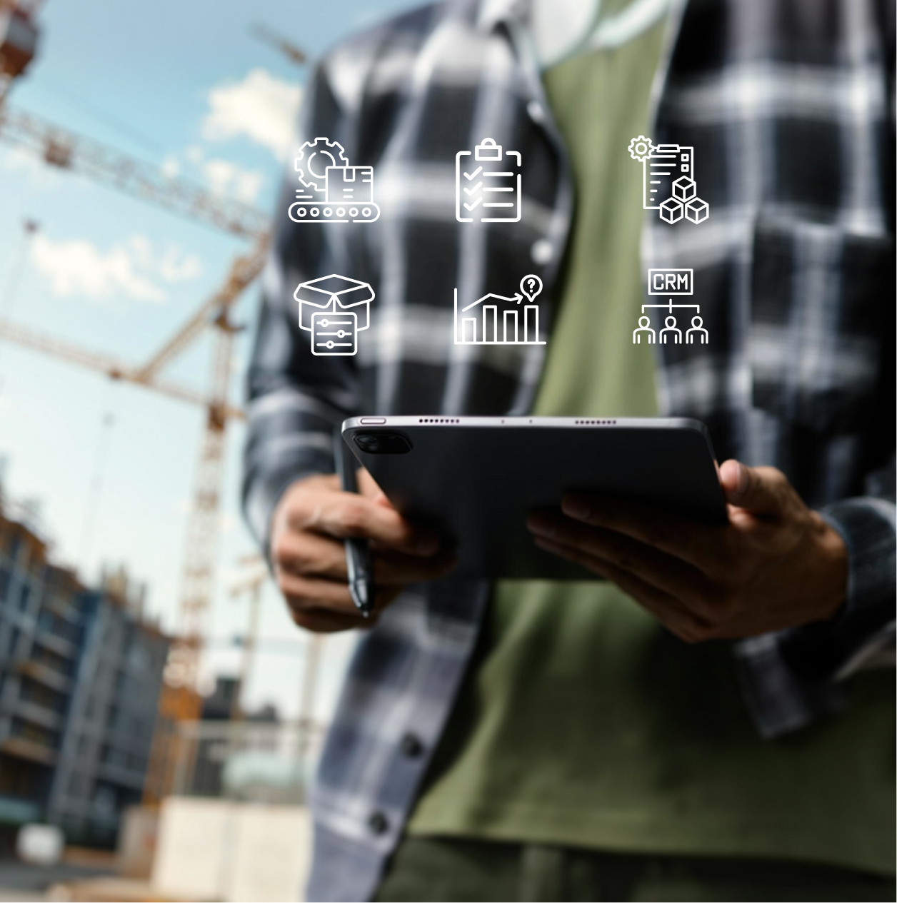 Core construction ERP features and modules